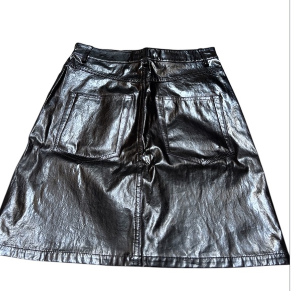 Helmut Lang Leather Mini Skirt - Picture 4 of 4